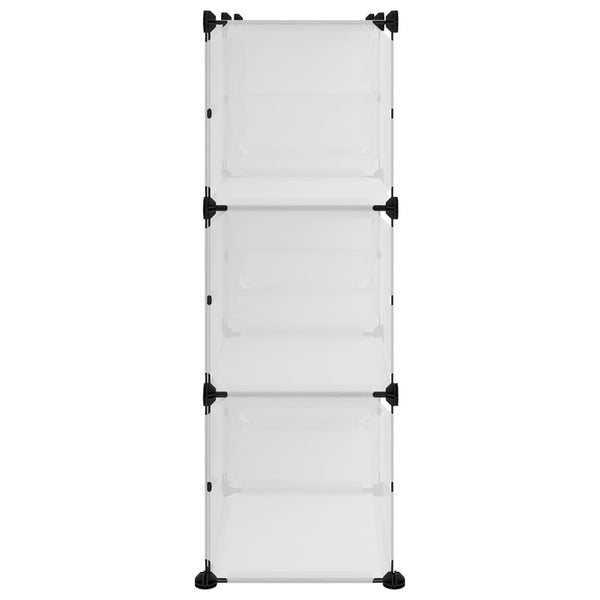 Transparentes Schuhregal Statescu 84x31,5x93cm (pp)