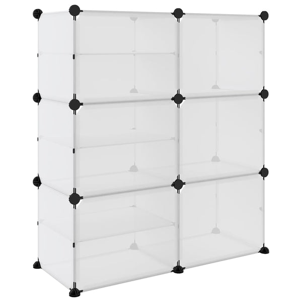 Transparentes Schuhregal Statescu 84x31,5x93cm (pp)