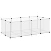Durchsichtiger Kleintierkäfig Shekhel 144x74x46,5cm (PP und Stahl)