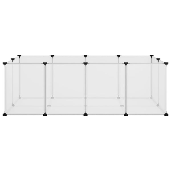 Durchsichtiger Kleintierkäfig Shekhel 144x74x46,5cm (PP und Stahl)