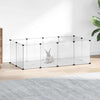 Durchsichtiger Kleintierkäfig Shekhel 144x74x46,5cm (PP und Stahl)
