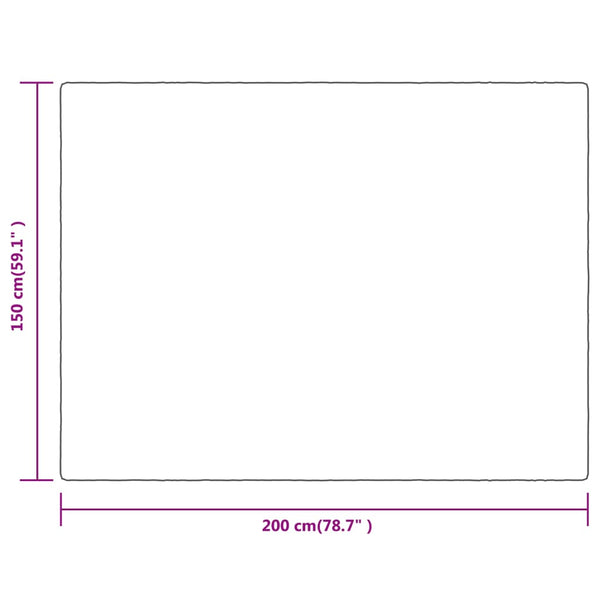 Wüstennebel-Decke Zarahina 150x200cm (Polyester)
