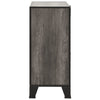 Harmaa säilytyskaapit Debby 72x36x82cm (2 kpl, metalli ja mdf)