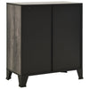 Harmaa säilytyskaapit Debby 72x36x82cm (2 kpl, metalli ja mdf)