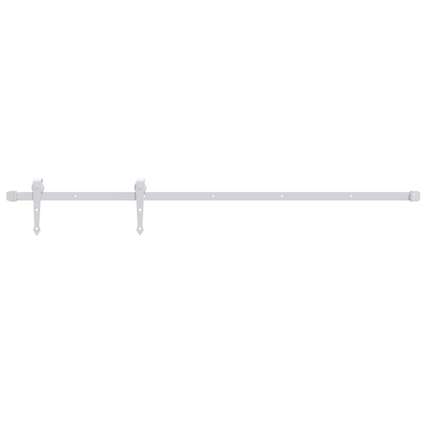 Weißes Schiebetür-Montageset Curghel 200cm (Stahl)
