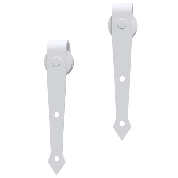 Weißes Schiebetür-Montageset Curghel 200cm (Stahl)