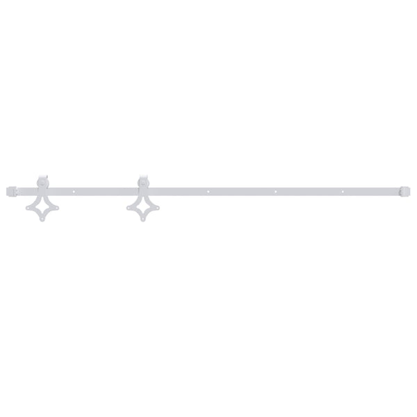 Weißes Schiebetür-Montageset Pahonia 200cm (Stahl)