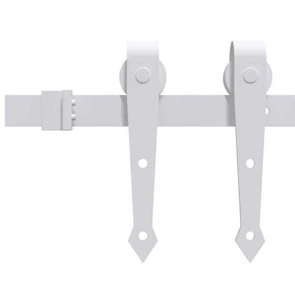 Curghel Schiebetürbeschlag weiß 183 cm (Stahl)