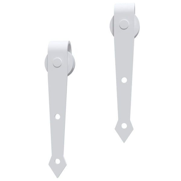 Curghel Schiebetürbeschlag weiß 183 cm (Stahl)