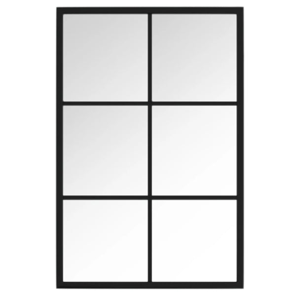 Schwarzer Wandspiegel Puggioli 60x40cm (Metall)