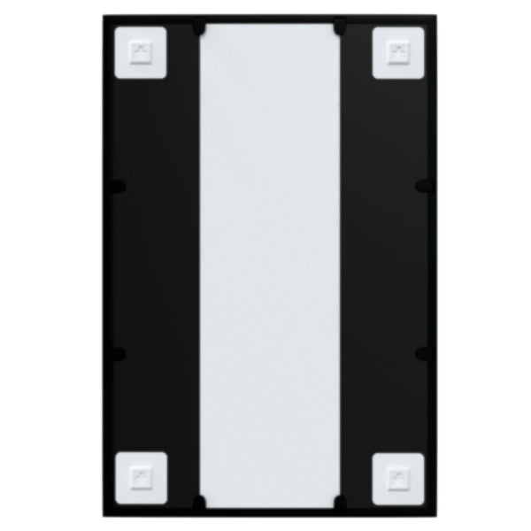 Schwarzer Wandspiegel Puggioli 60x40cm (Metall)