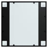 Schwarzer Wandspiegel Puggioli 60x60cm (Metall)