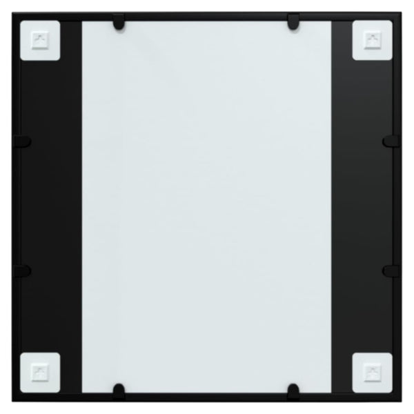 Schwarzer Wandspiegel Puggioli 60x60cm (Metall)