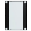 Schwarzer Wandspiegel Puggioli 80x60cm (Metall)
