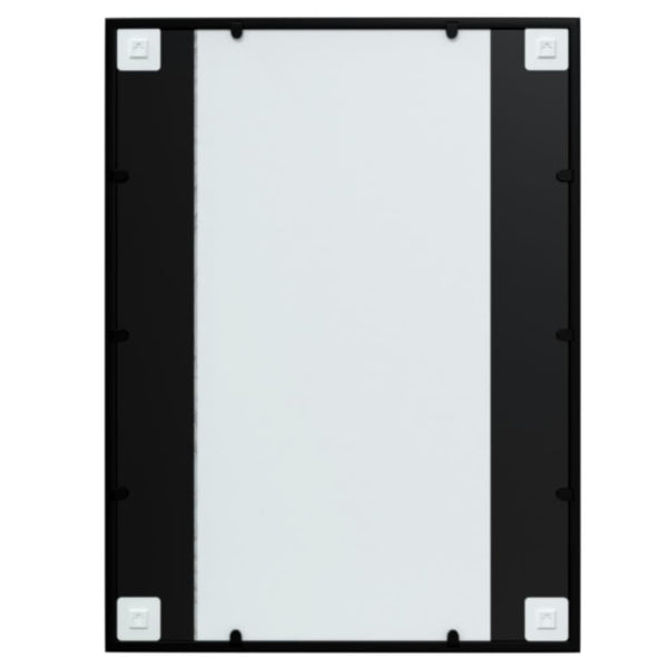 Schwarzer Wandspiegel Puggioli 80x60cm (Metall)