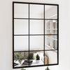 Schwarzer Wandspiegel Puggioli 80x60cm (Metall)