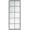 Puggioli Wandspiegel Schwarz 100x40cm (2 Stück Metall)