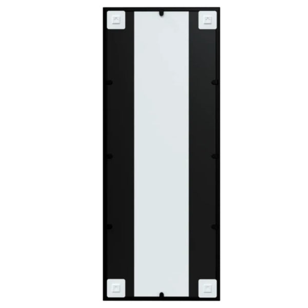 Puggioli Wandspiegel Schwarz 100x40cm (2 Stück Metall)