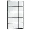 Puggioli schwarze Wandspiegel 100x60cm (3 Stück Metall)