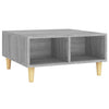 Grauer Couchtisch Afini 60x60x30cm (Spanplatte)