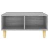 Grauer Couchtisch Afini 60x60x30cm (Spanplatte)