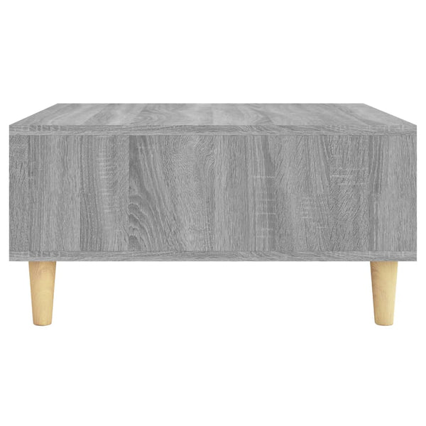 Grauer Couchtisch Afini 60x60x30cm (Spanplatte)