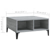 Couchtisch Julia 60x60x30cm Grau (Holz)