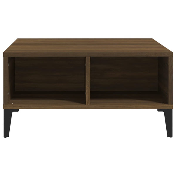 Brauner Couchtisch Julia 60x60x30cm (Spanplatte)