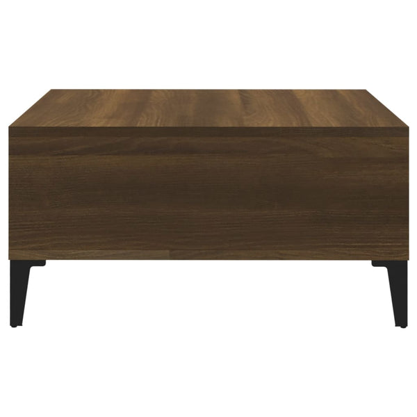 Brauner Couchtisch Julia 60x60x30cm (Spanplatte)
