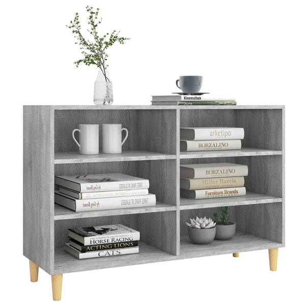 Highboard Odile grau 103,5x35x70cm (Holz)