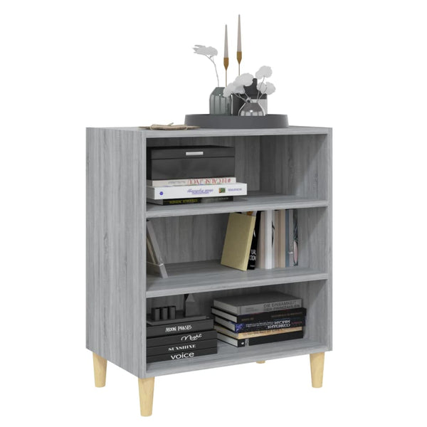 Graues Emmanoil Sideboard 57x35x70cm (Holz)