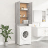 Harmaa pesukonekaappi Zoe 64x25,5x190cm (sonoma)