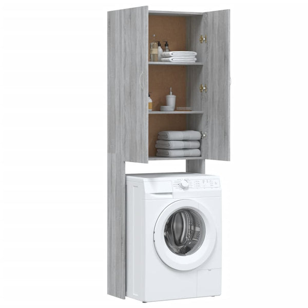 Harmaa pesukonekaappi Zoe 64x25,5x190cm (sonoma)