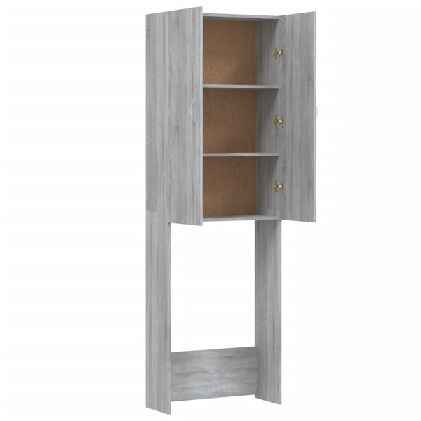 Harmaa pesukonekaappi Zoe 64x25,5x190cm (sonoma)