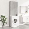 Harmaa pesukonekaappi Zoe 64x25,5x190cm (sonoma)