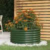 Grüner Gartenblumenkasten Aza 80x80x36cm (pulverbeschichteter Stahl)