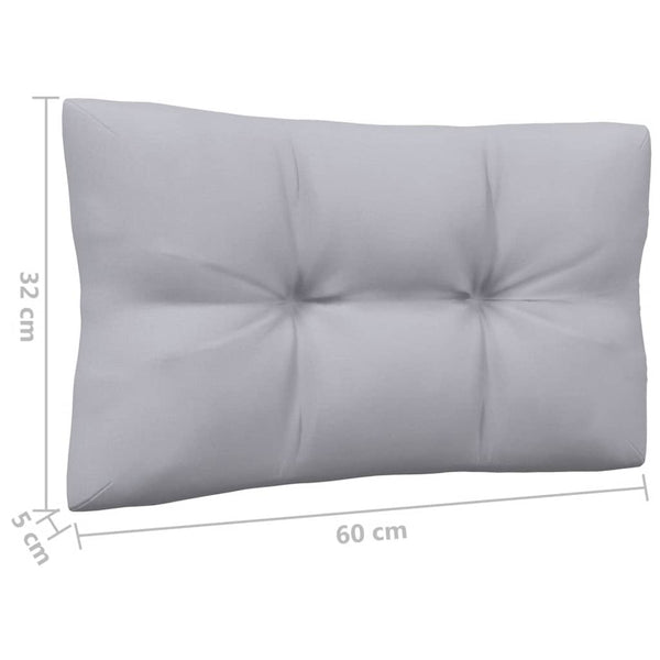 Graues Gartensofa Talen (2-Sitzer, Kissen Kiefer)