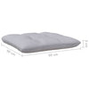 Graues Gartensofa Talen (2-Sitzer, Kissen Kiefer)