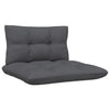 3-teiliges Gartensofa-Set Rosca Anthrazit (Kissen Kiefer)