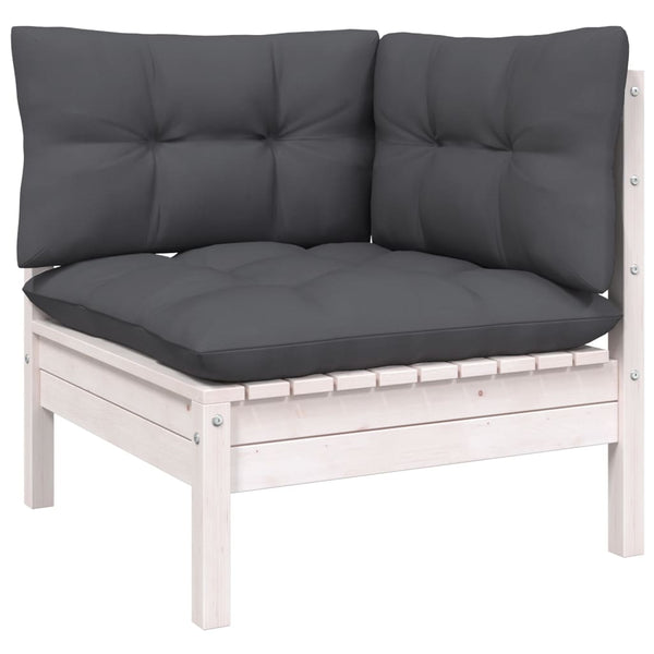 Arteia 3-teiliges Lounge-Set Antrazit (Kissen Kiefer)