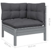 3-teiliges Loungeset Arteia anthrazit (Kissen Kiefer)