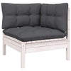 Garten-Sofa-Set Ghiulfeichean (3-teilig, mit Kissen, Kiefer)