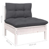 Garten-Sofa-Set Ghiulfeichean (3-teilig, mit Kissen, Kiefer)