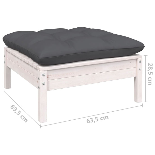 Garten-Sofa-Set Ghiulfeichean (3-teilig, mit Kissen, Kiefer)