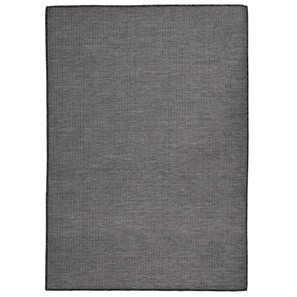 Grauer Outdoor-Teppich Flatweave Viland 140x200cm