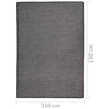Grauer Outdoorteppich Flachgewebe Viland 160x230cm