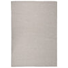 Graubrauner Outdoor-Teppich Flatweave Viland 140x200cm