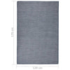 Blauer Outdoor-Teppich Flatweave Viland 120x170cm