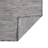 Brauner und blauer Outdoor-Teppich Flatweave Viland 160x230cm