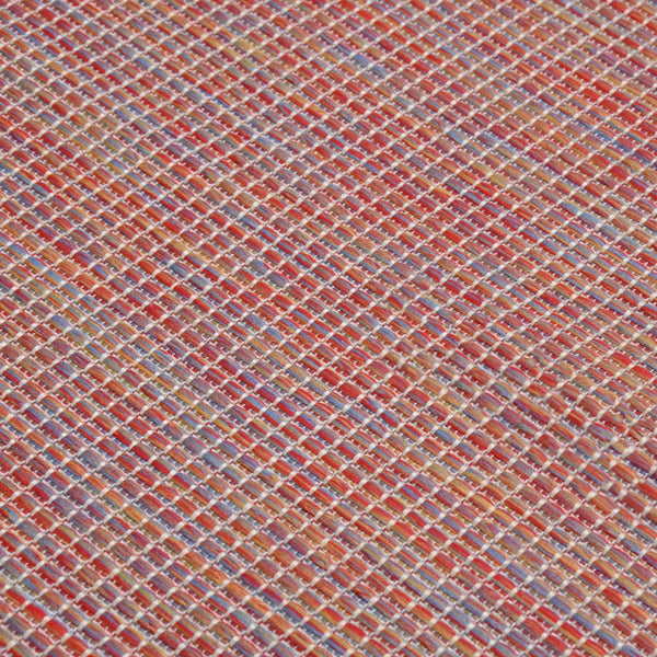 Roter Outdoor-Teppich Flatweave Viland 120x170cm